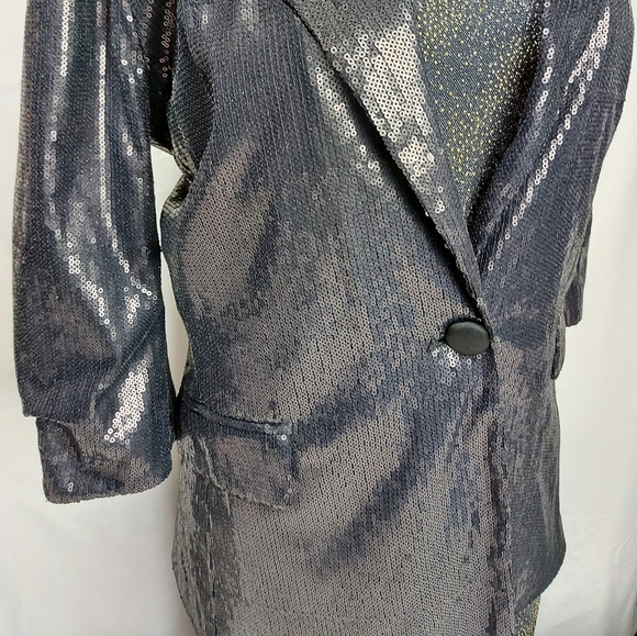 Urban Behavior Sequin Blazer Large - Picture 3 of 8
